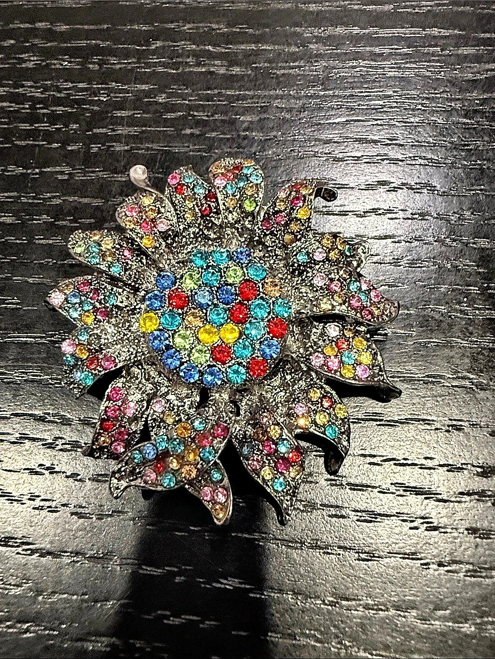 Multicolor Floral Brooch Like New